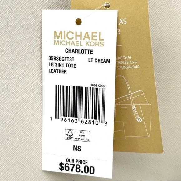 Michael Kors Large Charlotte 3 in 1 Tote Bag | CHOOSE & PICK - Picture 14 of 15